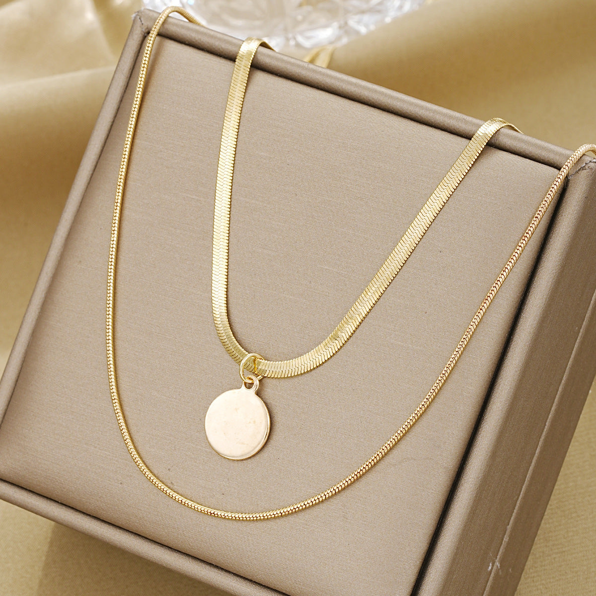 Retro Multi-Layer Snake Chain Necklace